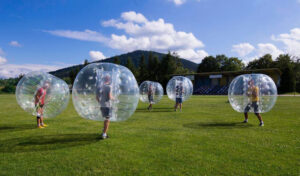 Bubble futbal – prenájom atrakcie