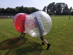 Bubble futbal – prenájom atrakcie