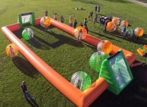 Bubble futbal v aréne – prenájom atrakcie