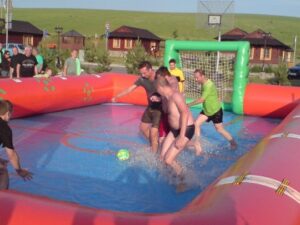 Futbal Vario – mokrá verzia – prenájom atrakcie
