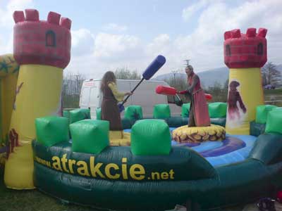 Nafukovadlo Gladiátor – prenájom atrakcie