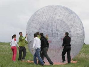 Zorbing dvojmiestny – prenájom atrakcie