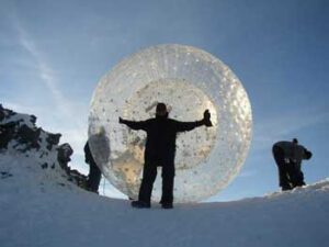 Zorbing dvojmiestny – prenájom atrakcie